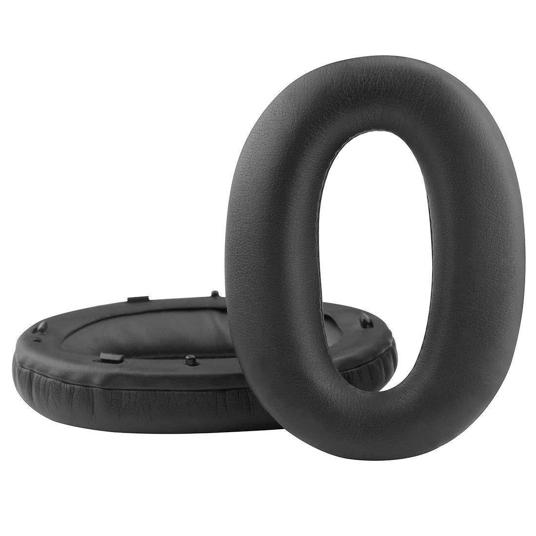 Geekria Earpad Replacement for Sony WH1000XM2, MDR-1000X Headphones/Replacement Ear Pads with Clip Ring and Tuning Tone Cotton/Ear Cushion/Earpads Repair Parts (Plastic Ring/Tuning Cotton)