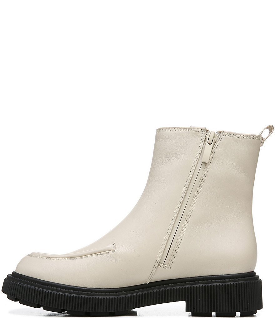 bionica Denali 2 Collection Derinda Waterproof Leather Block Heel Lug Sole Combat Booties