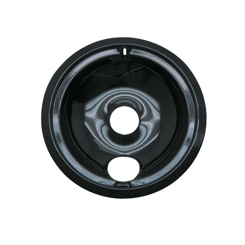 Range Kleen 4pc Porcelain Drip Pan Set Black