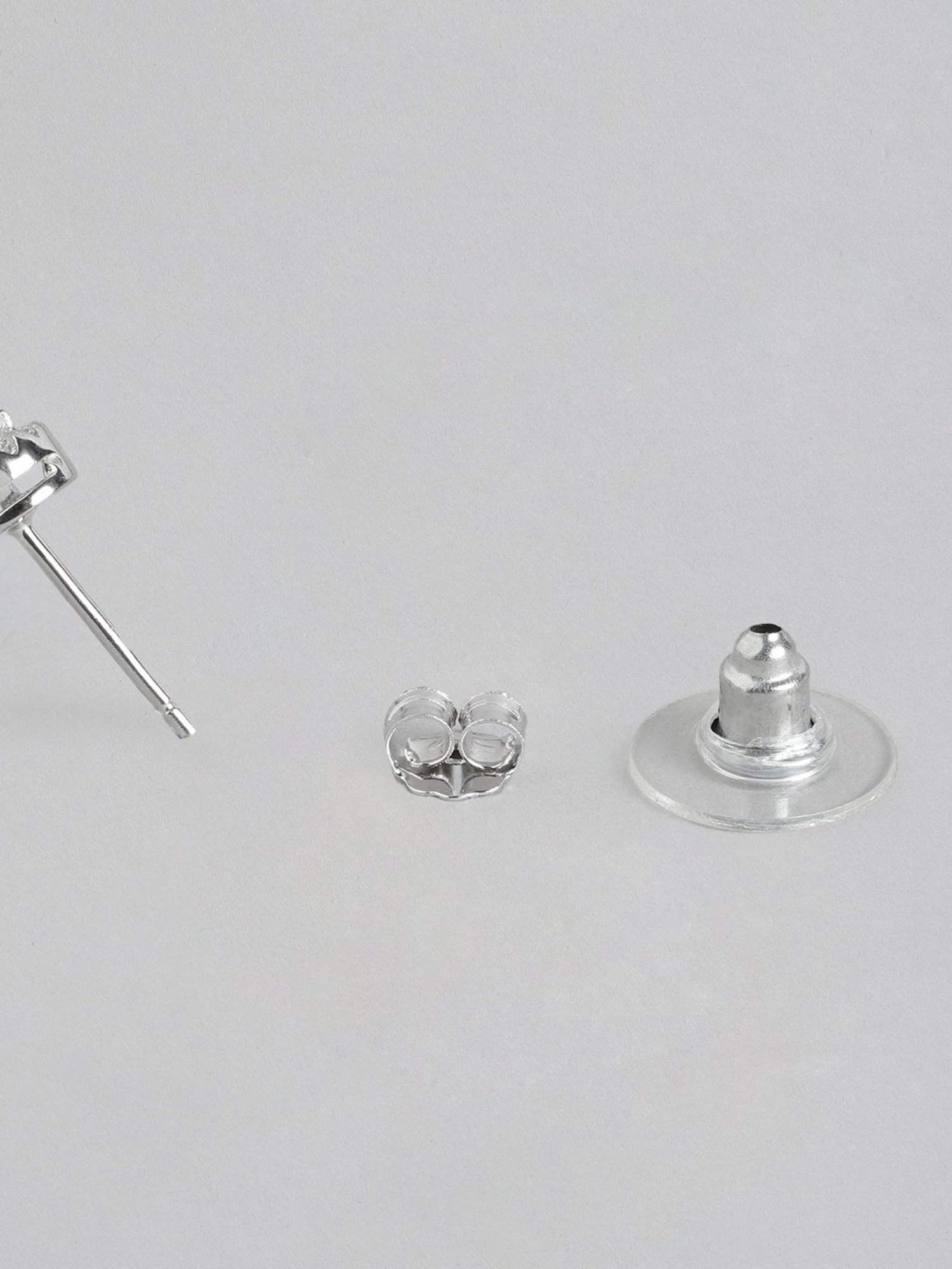 Zavya 92.5 Sterling Silver Dazzling Tear Radiance Drop Earrings for Women