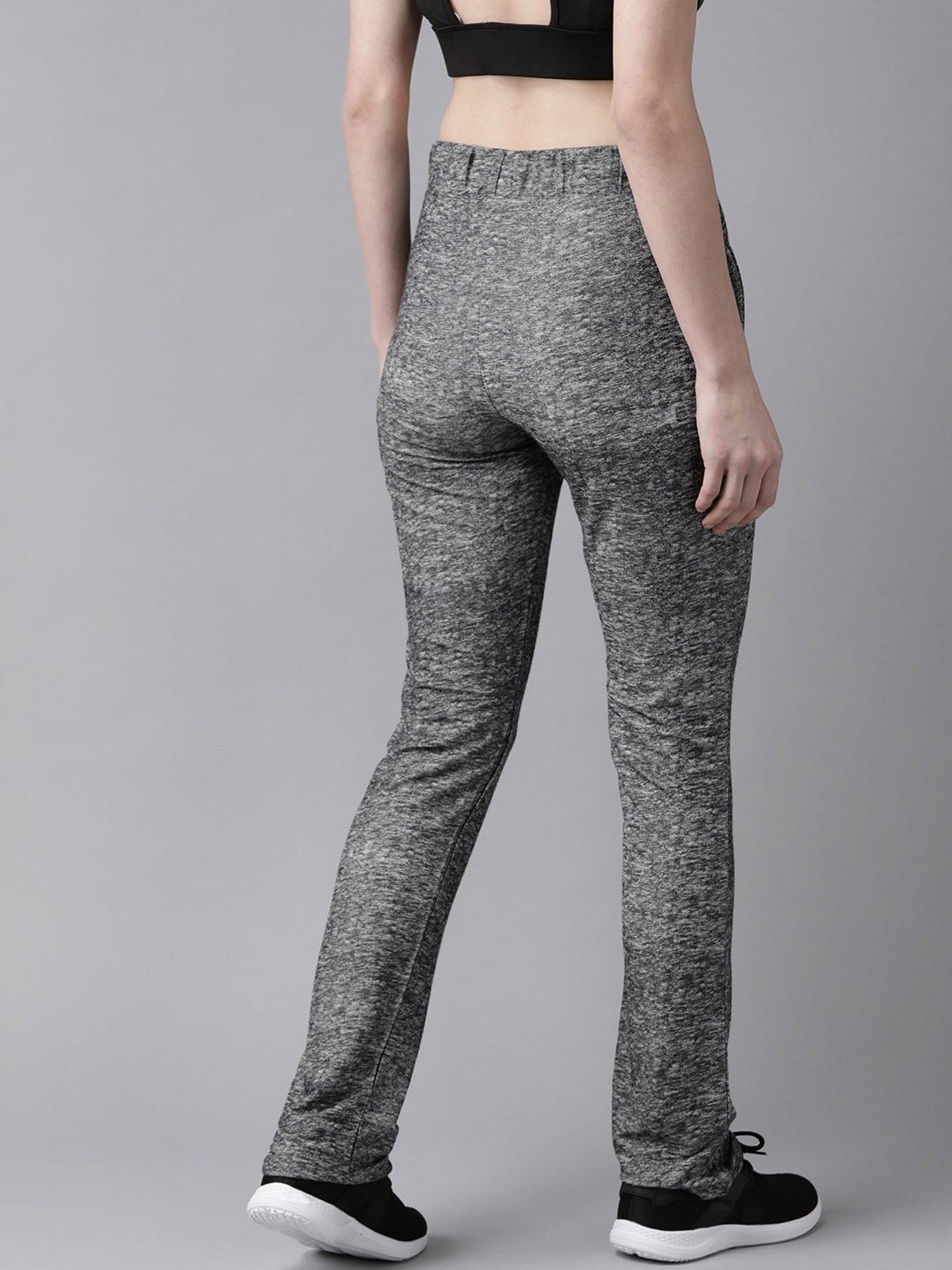 Cayman Black Self Design Trackpants