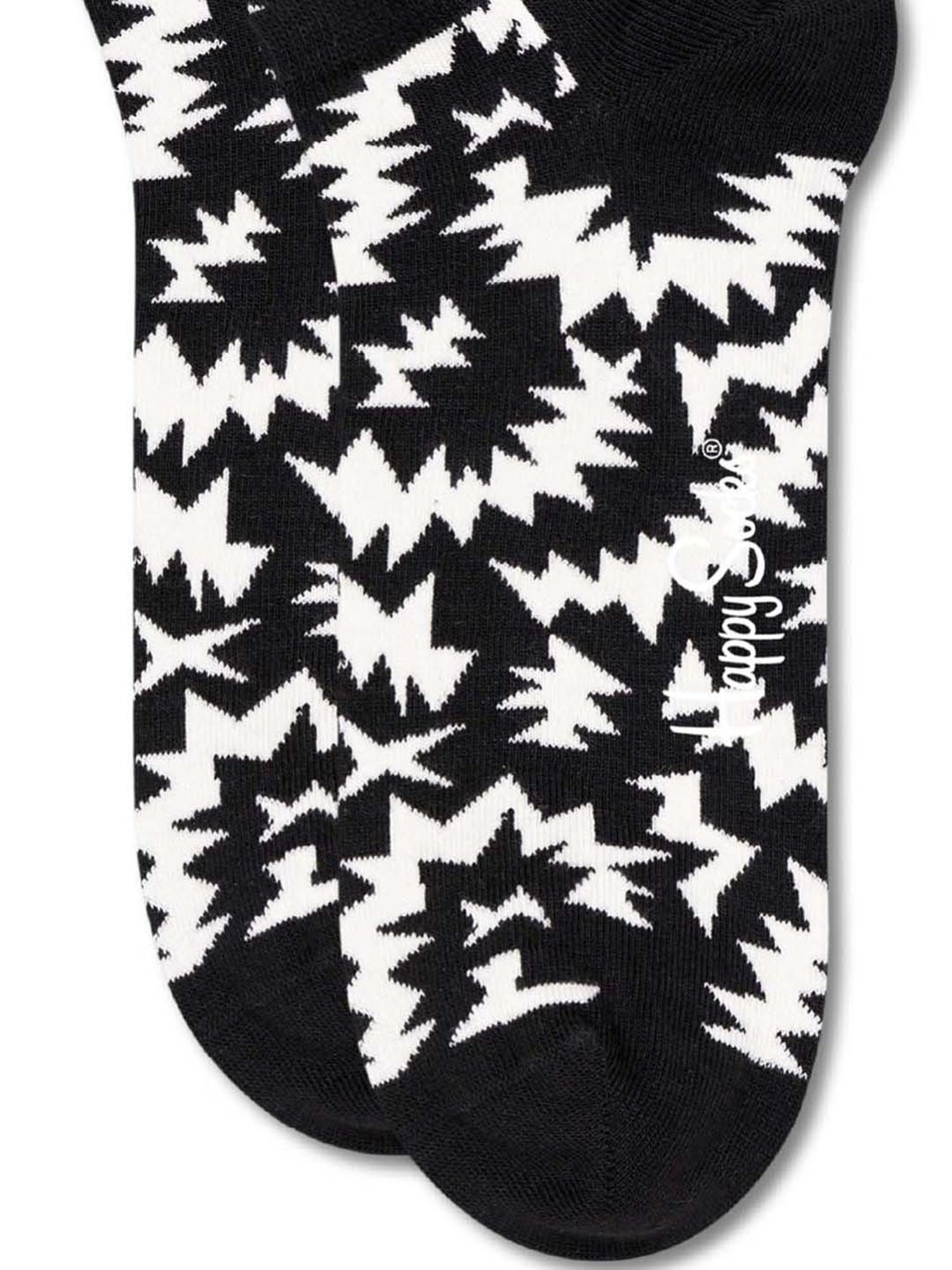 Happy Socks Banana Break Low Black Cotton Printed Socks (41-46) - Pack of 2