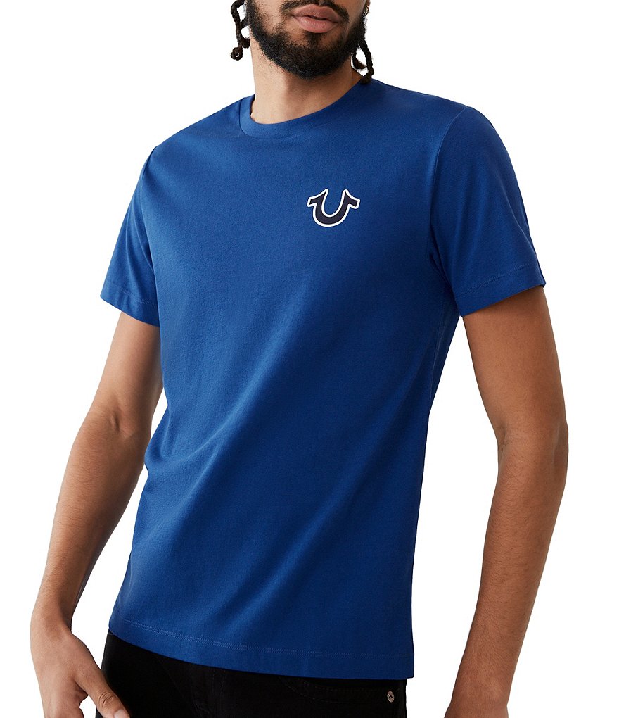 True Religion Buddha Logo Crew Neck Short-Sleeve Graphic T-Shirt