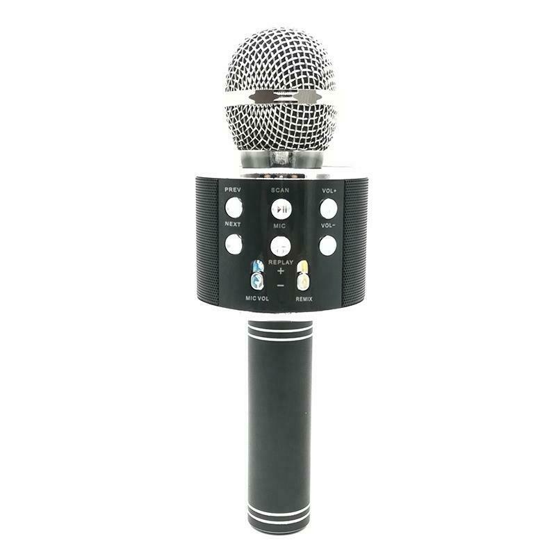 Metal High Sound Handheld Karaoke Recording Bluetooth Wireless Microphone