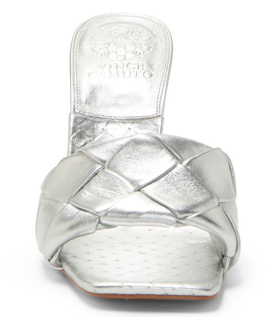 Vince Camuto Brelanie Woven Leather Dress Mules