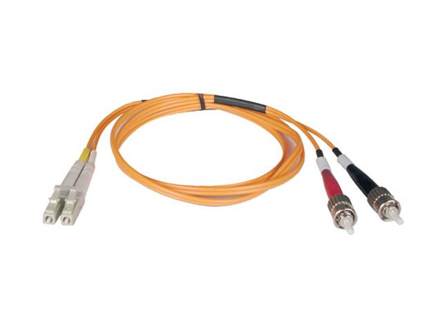 Fiber Optic Cable LC-LC 9/125 Duplex Single-Mode Fiber Cable Yellow 5 meters