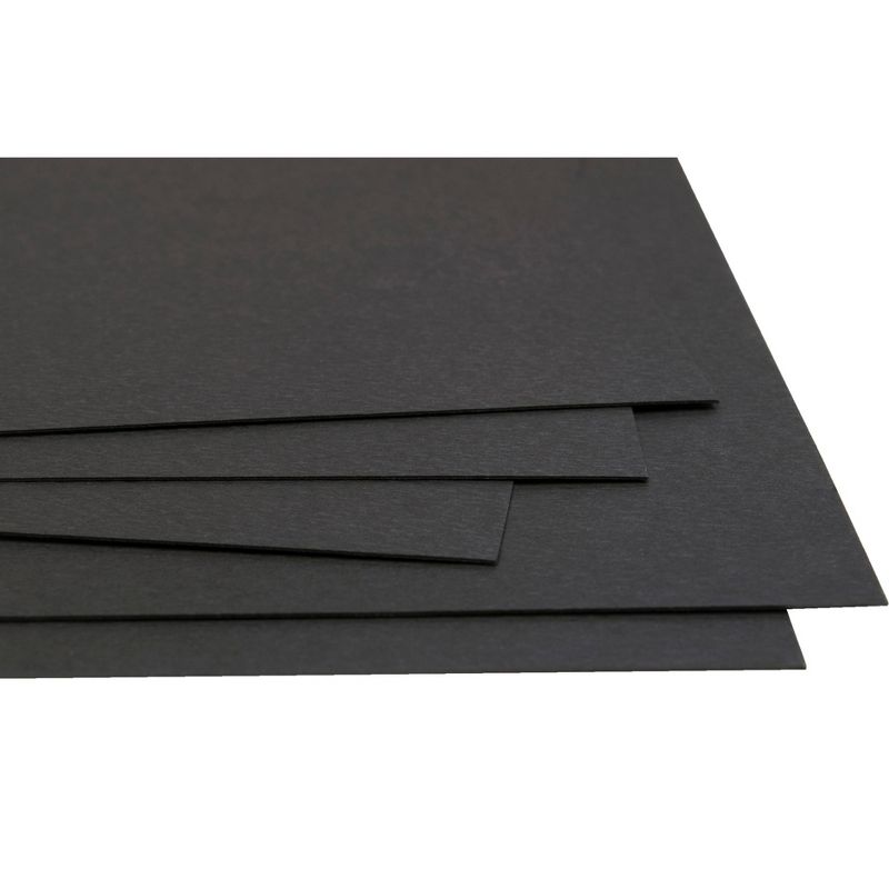 Jack Richeson Black Art Paper, 9 x 12 Inches, 135 lb, 50 Sheets