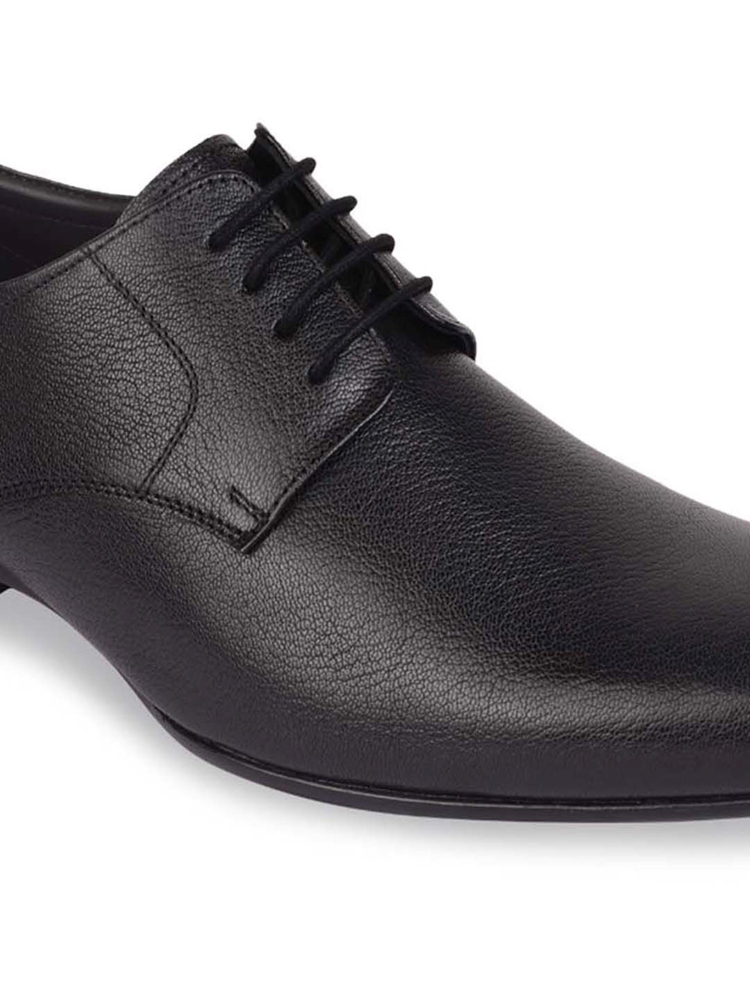 Regal Men's Black Derby Shoes