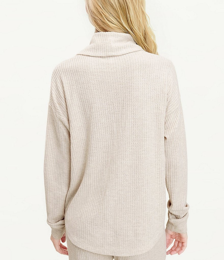Splendid Knit Firestone Cowl Neck Coordinating Sweatshirt