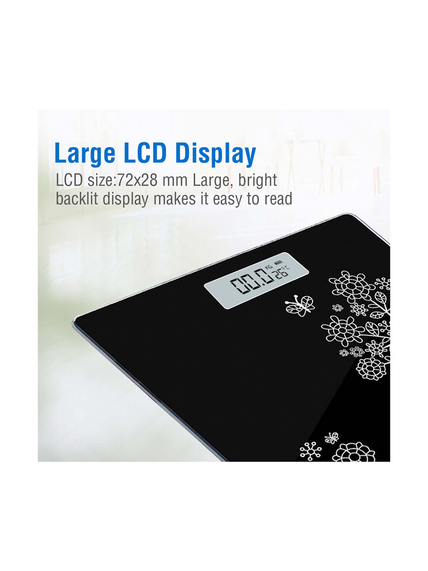 MAXPRO WC134 Wave Digital Weight Scale (Black)