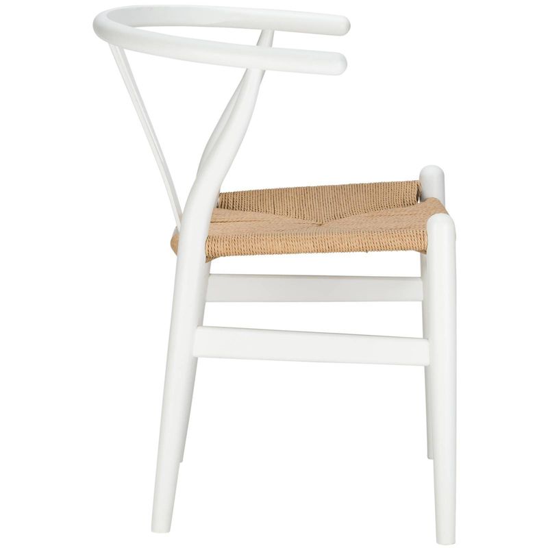 Set of 2 Alexa Weave Chair White - Poly & Bark