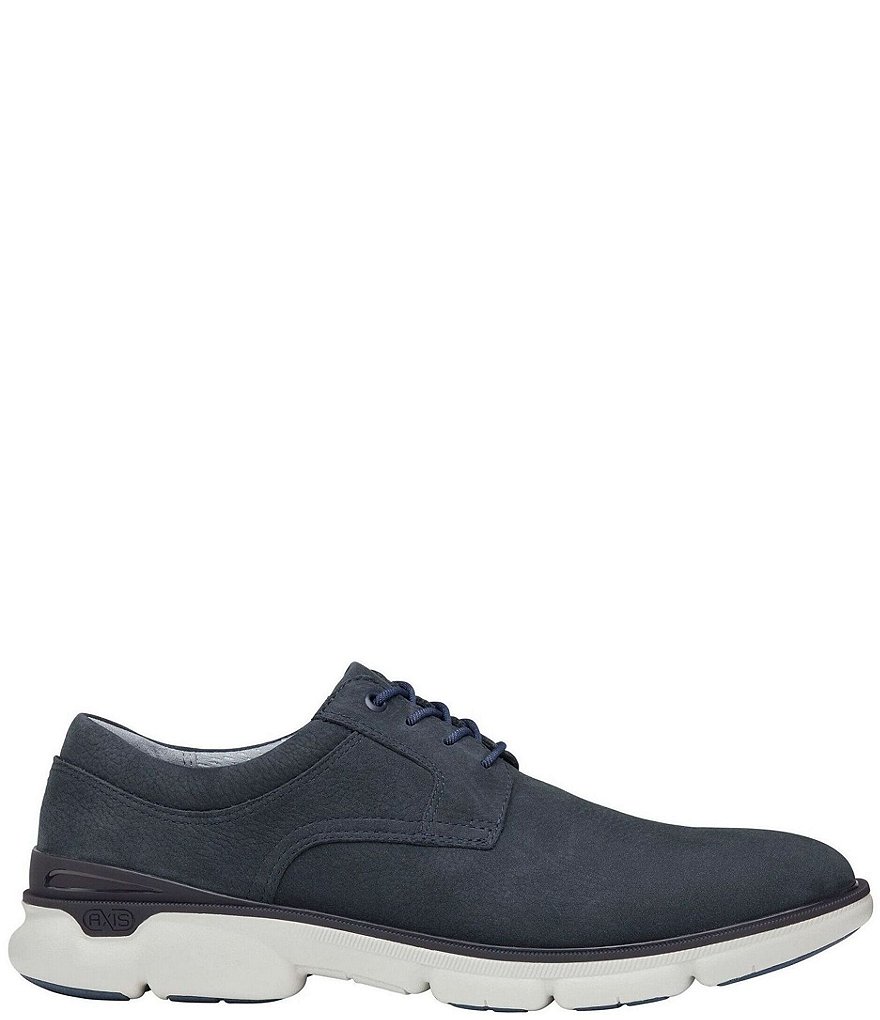 Johnston & Murphy Men's XC4 Tanner Nubuck Plain Toe Lace-Up Oxfords