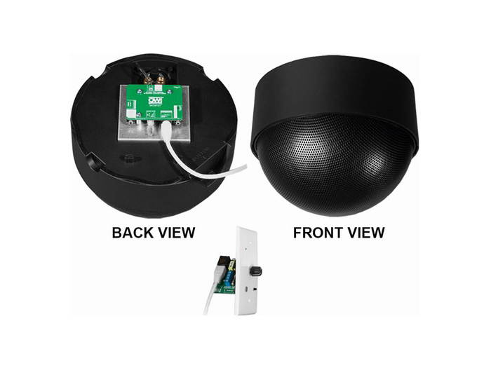 5in 5 Way NEPTUNE Amplified Pendant Speaker with Bluetooth Volume Control/80Hz-20kHz/Black