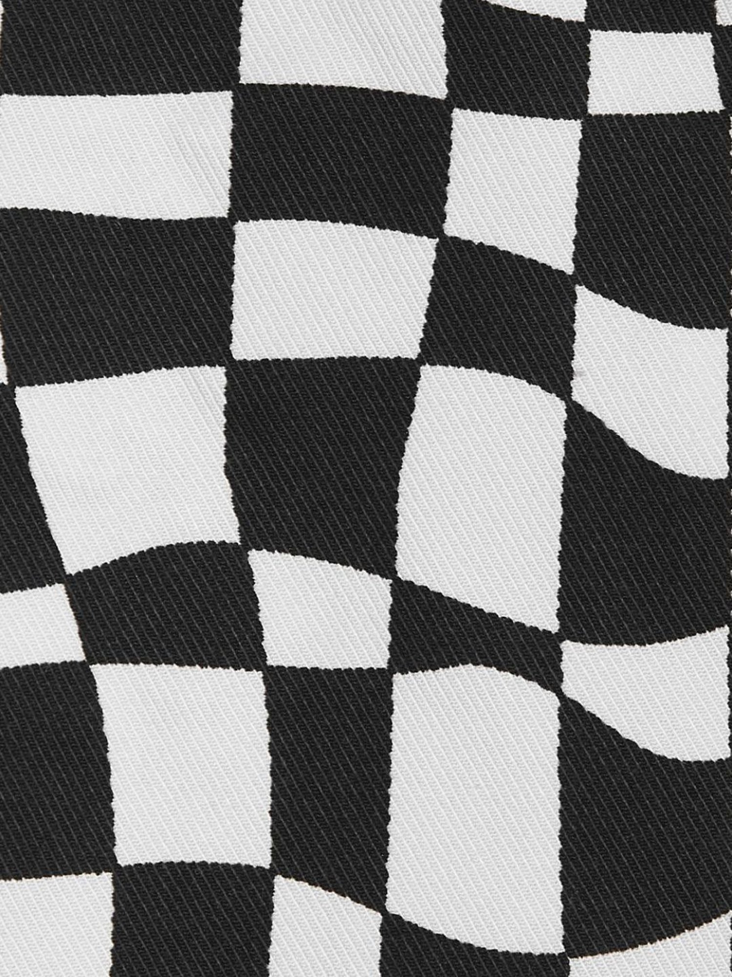 Coolsters by Pantaloons Kids Black & White Cotton Chequered Skirt