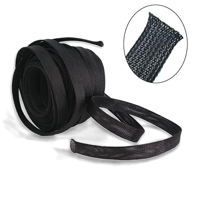 PET Black Cable Sleeve 1 inch X 100ft