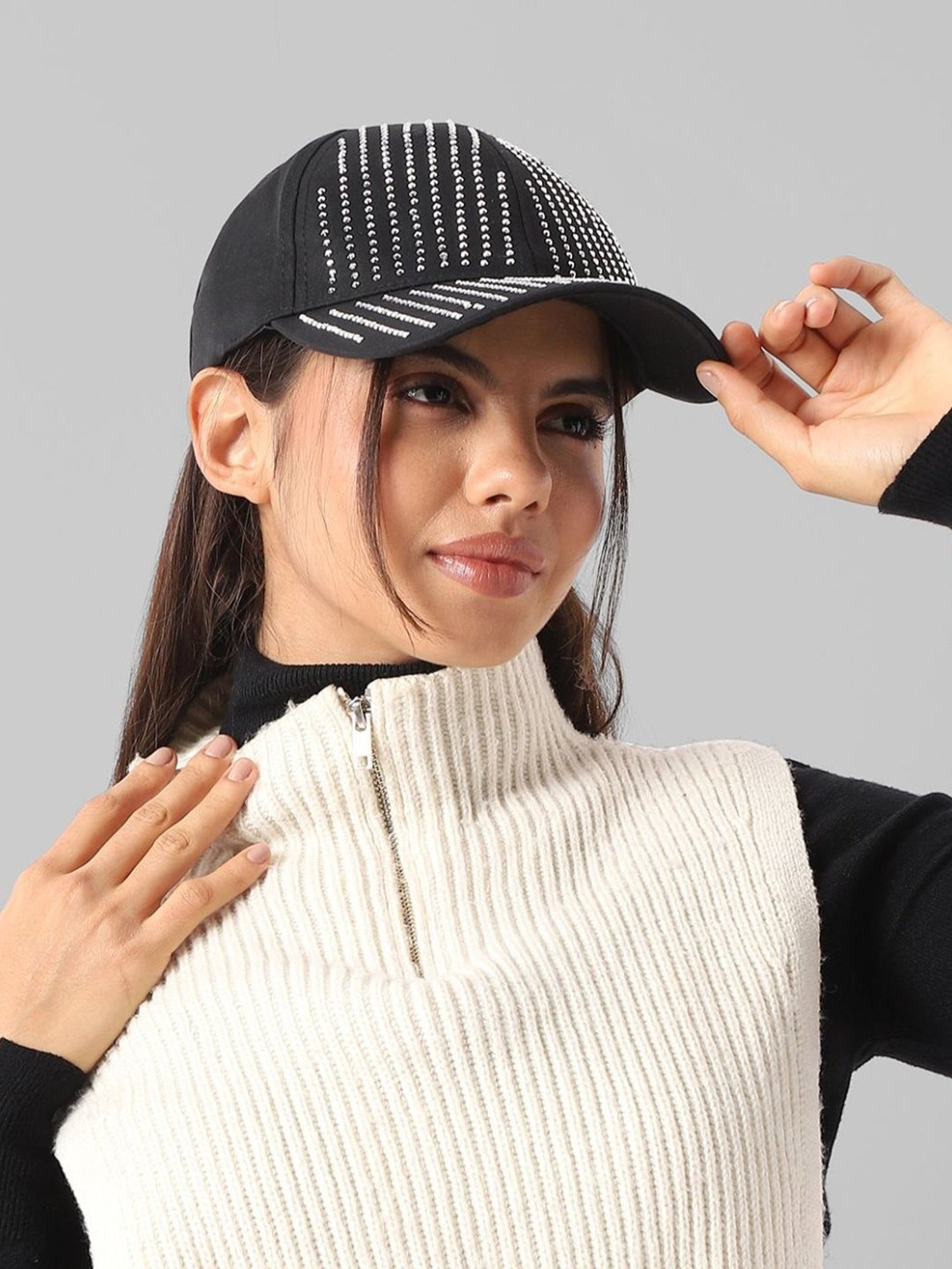 HauteSauce Black Printed Bucket Hat