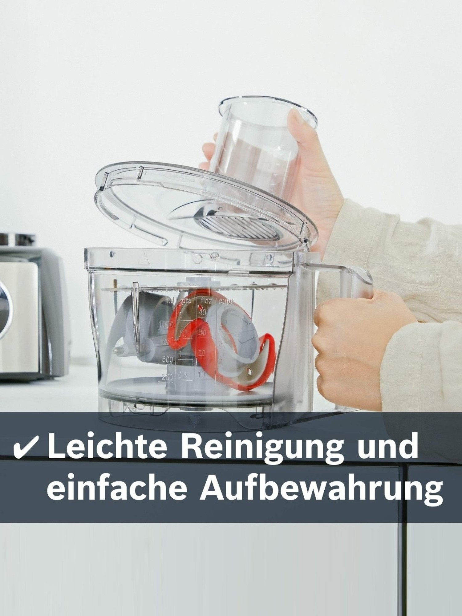 Bosch MCM3501M 800 Watts 2 Jar Food Processor with BPA Free Plastic (Black)