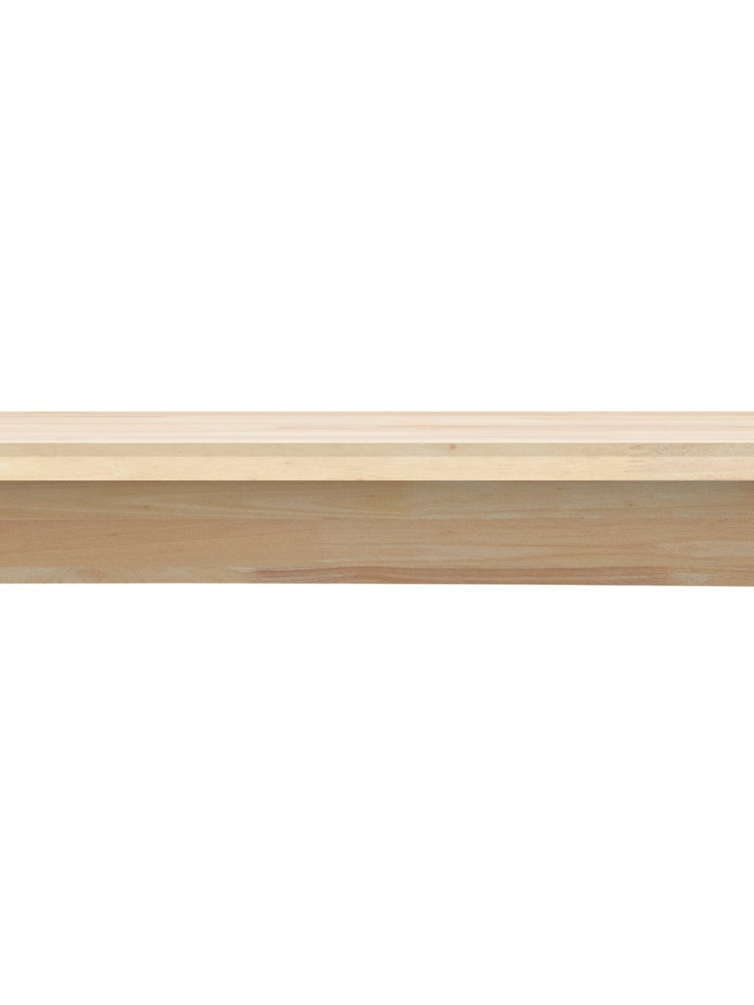 Godrej Interio Sandcastle Beige Rubber Wood 6 Seater Rectangular Dining Table