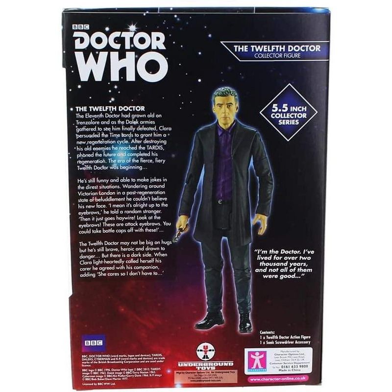Seven20 Doctor Who 5.5" Action Figure: 12th Doctor (Purple Shirt)