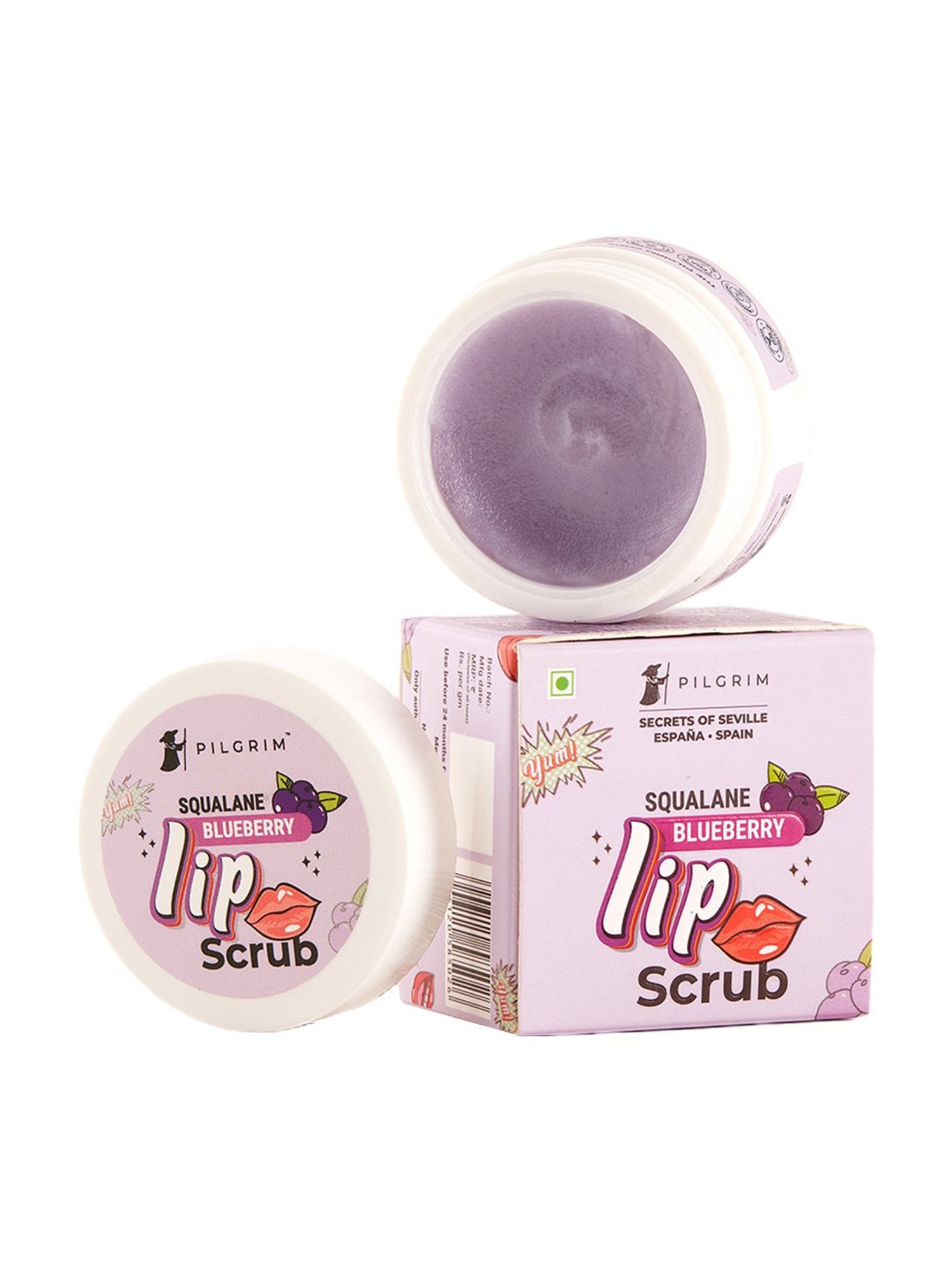 ENN Sugar Rush Nourishing Lip Scrub with Pomegranate & Vitamin E - 6 gm