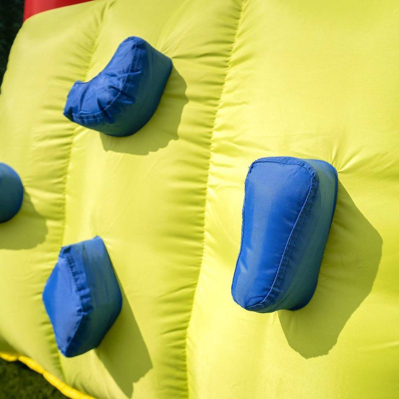 Costway Inflatable Water Slide Crab Dual Slide Bounce House Splash Pool W/ 950W Blower