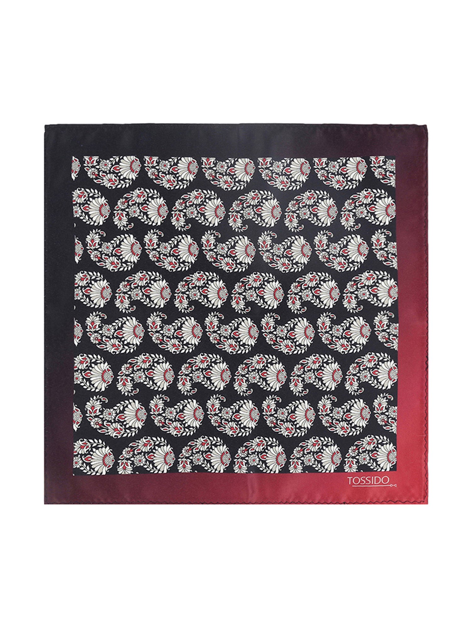Tossido Black Printed Stole