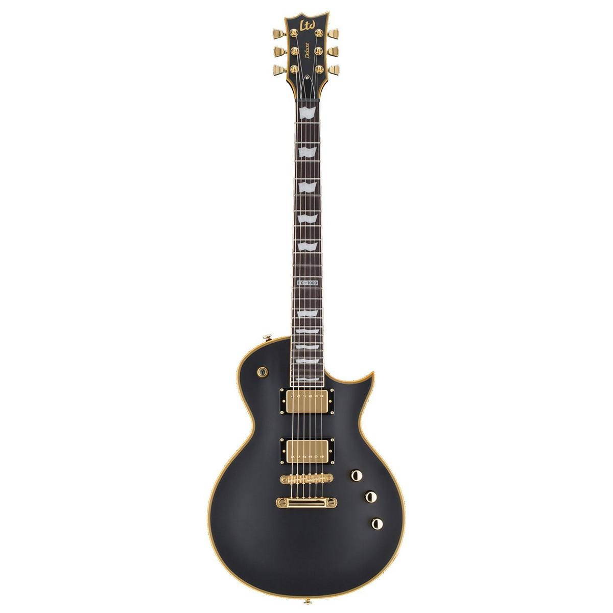 ESP LTD EC-1000 Duncan Electric Guitar Black Satin