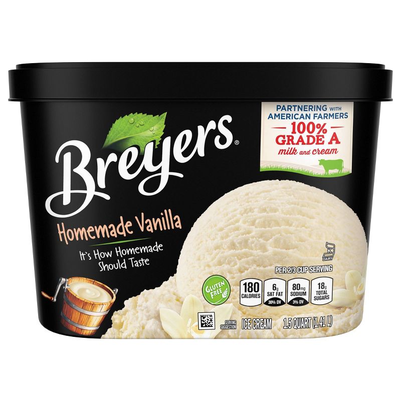 Breyers Homemade Vanilla Ice Cream - 48oz