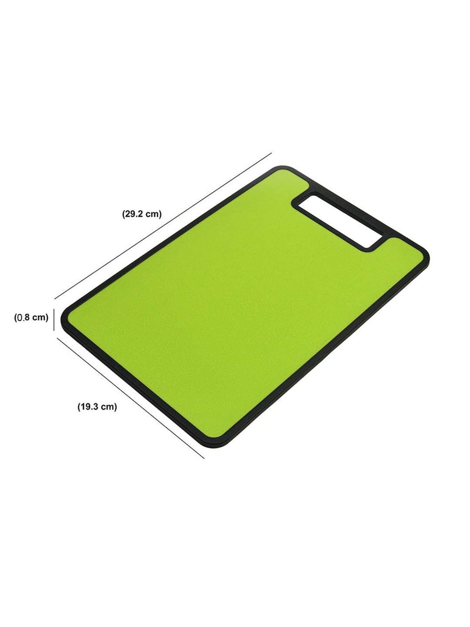 @home Nilkamal Green Polypropylene Vegetables And Fruits Chopping Board