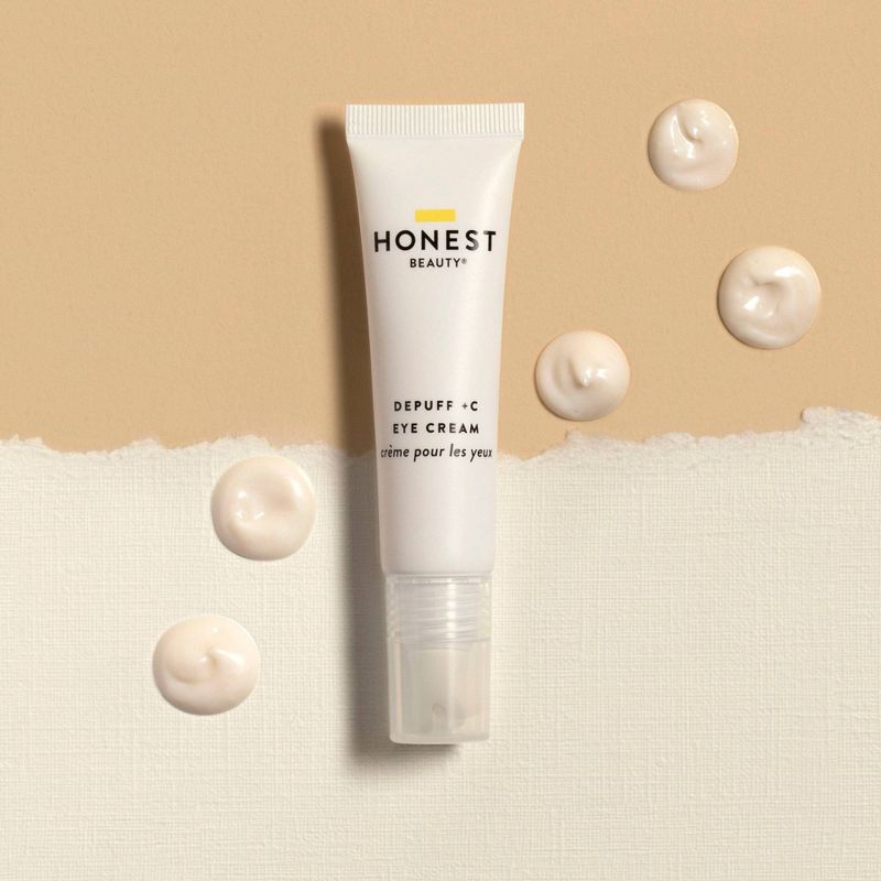 Honest Beauty Depuff + C Eye Cream with Vitamin C - 0.5 fl oz