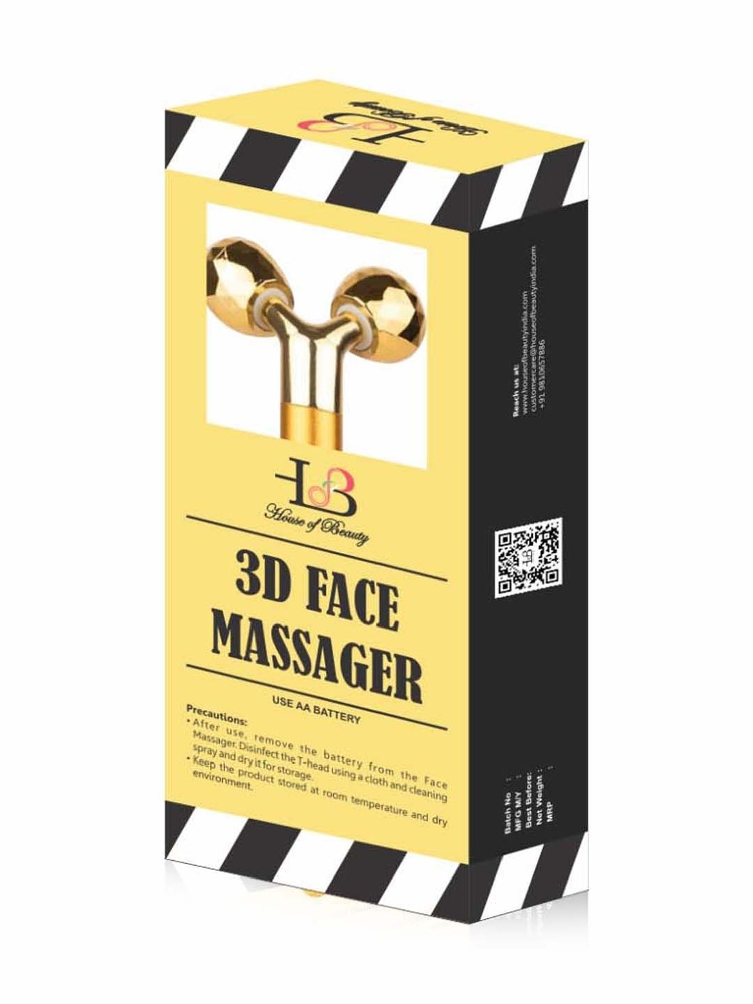 HofB- House of Beauty Quartz Roller - 1 Pc