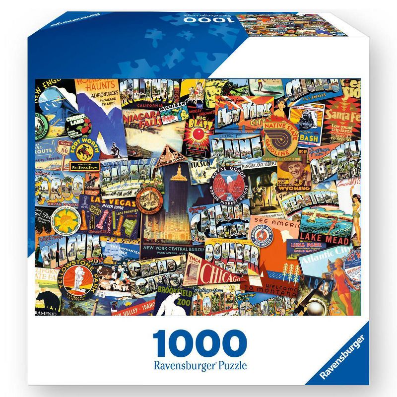 Ravensburger Road Trip USA Jigsaw Puzzle - 1000pc