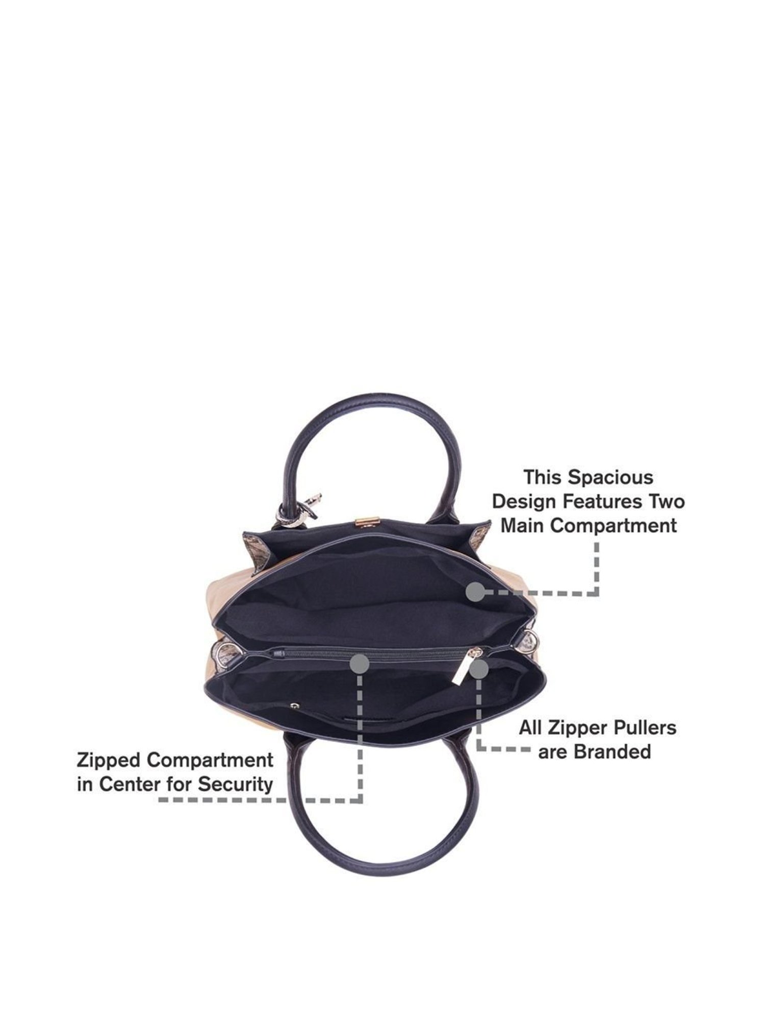 Accessorize London Women's Faux Leather Yellow Tessa work Tote bag