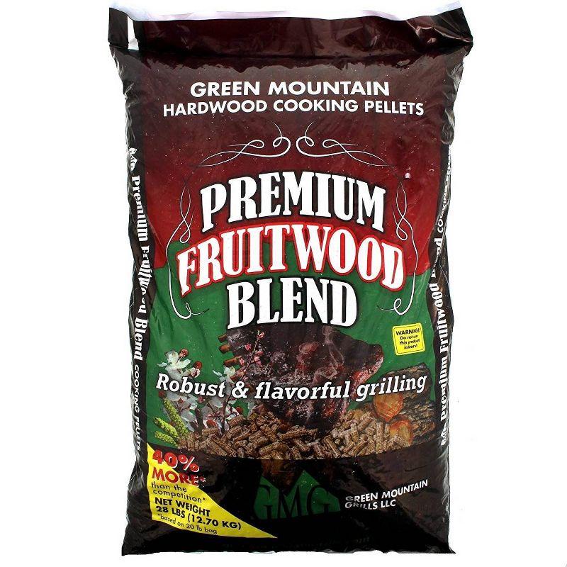 Green Mountain Apple Pure Hardwood Grilling Cooking Pellets & Fruitwood Pellets