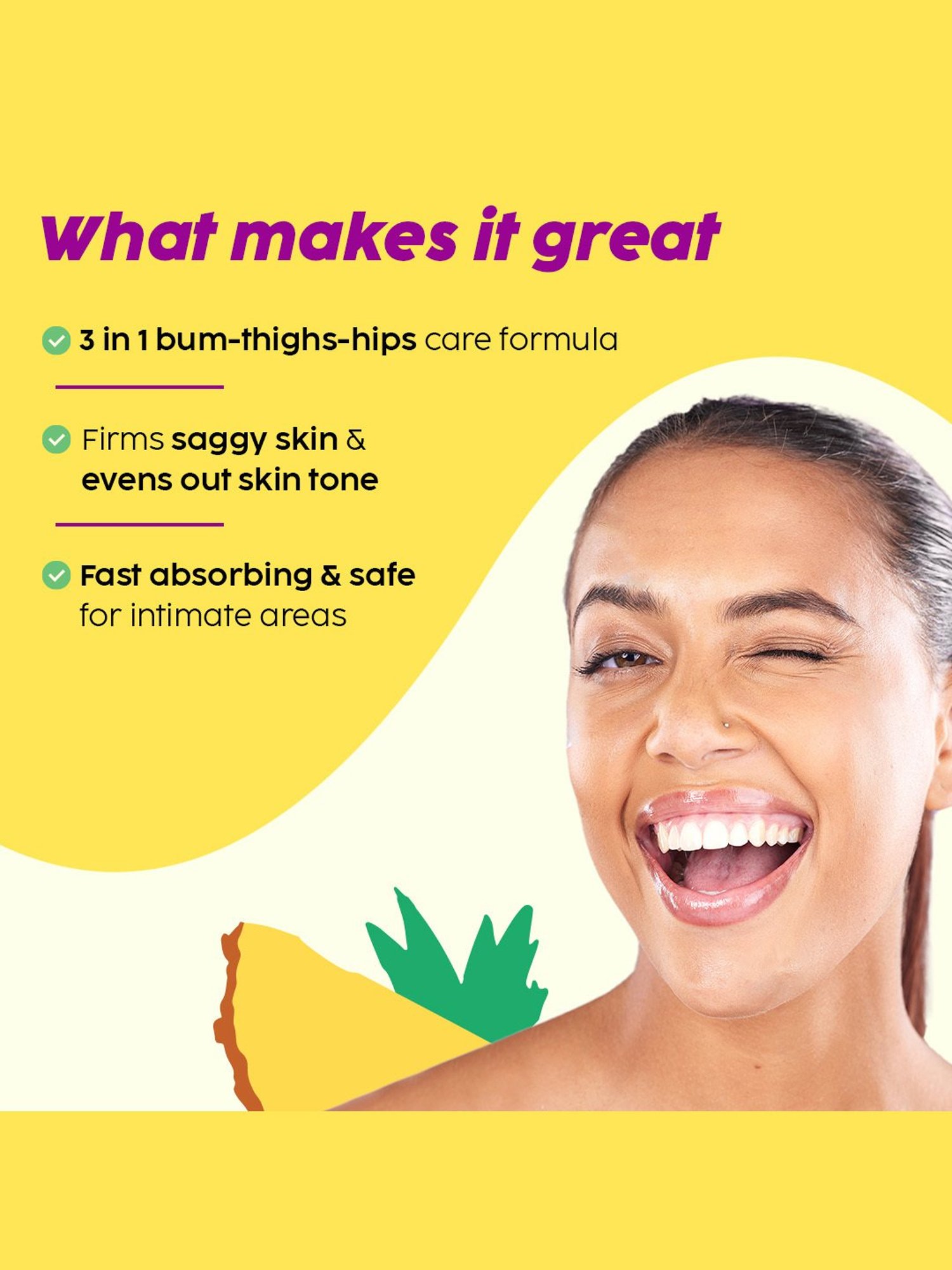 PLIX THE PLANT FIX Pineapple Bright + Firm Polishing Cream - 50 gm