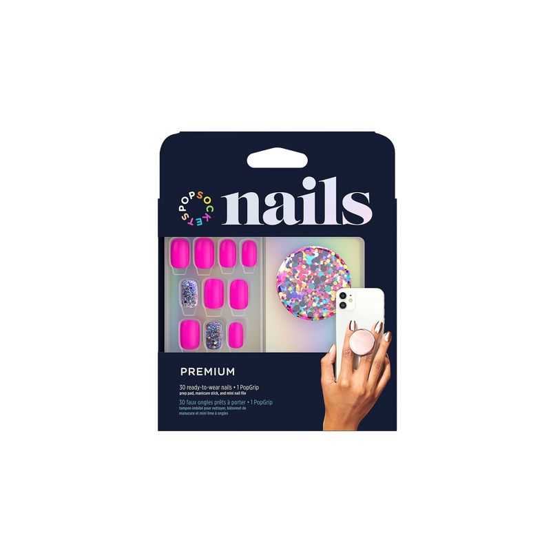 PopNails Premium with PopGrip - Confetti Party