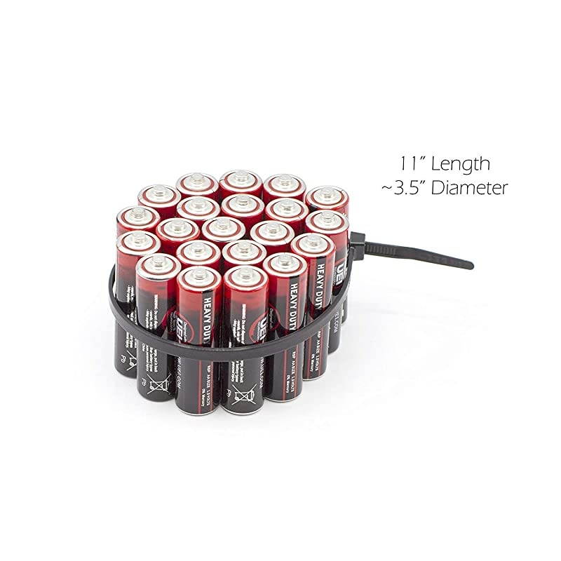 inch Black Nylon Zip Ties Strong Zip Tie Wire Ties Indoor and Outdoor Rated No Tools Needed Zip Ties Wire Ties Cable Ties 100 Pack Black