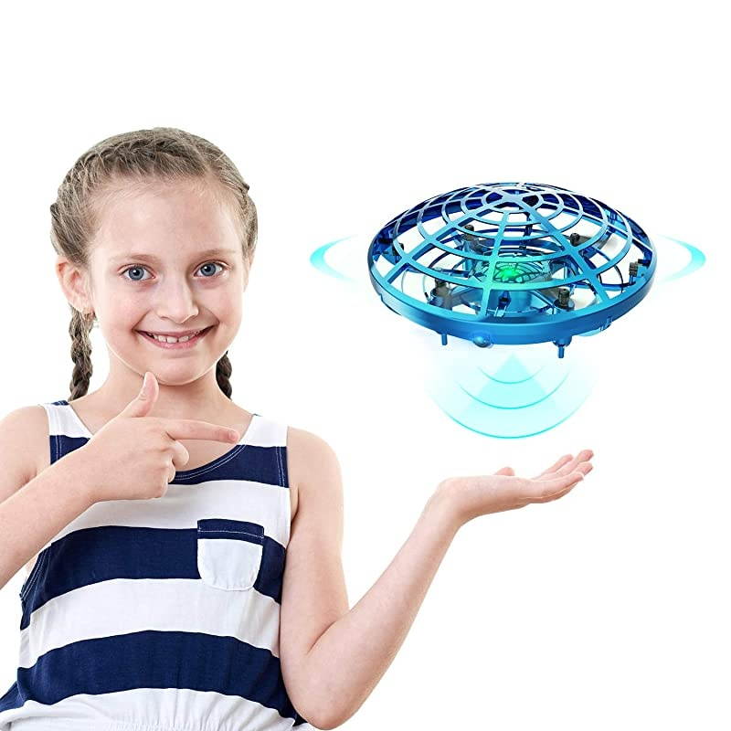 Drone for Kids Toys Hand Operated Mini Drone UFO Flying Ball Toy Gifts for Boys and Girls Motion Sensor Helicopter Outdoor and Indoor