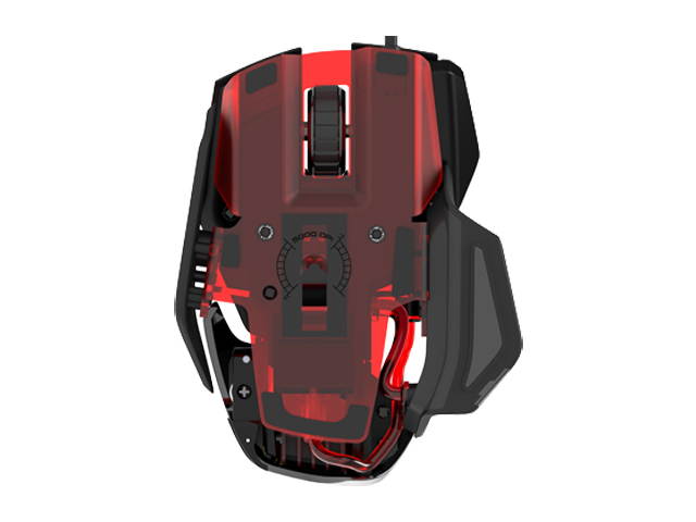 Mad Catz RAT 4 MCB4373100A3/04/1 Red Wired Optical Mouse