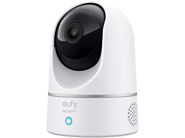 eufy Security 2K Indoor Cam Pan & Tilt, Plug-in Security Indoor Camera with Wi-Fi, IP Camera, Human & Pet AI, Voice Assistant Compatibility, Motion Tracking, HomeBase Not Required