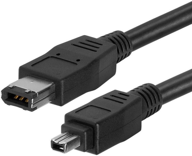 Cmple - 3FT FireWire IEEE 1394 Cable/iLink 6 Pin to 4 Pin Male to Male DV Cable 4-Pin to 6-Pin FireWire Cable Cord for C