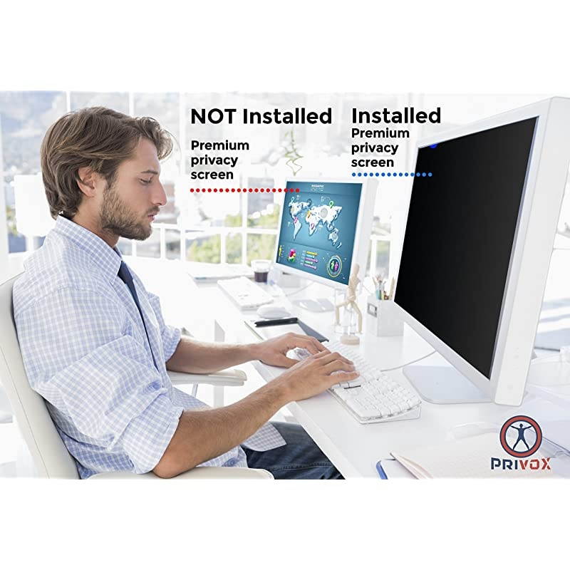 inch Laptop Privacy Screen Filter for 1610 Widescreen Monitor Premium Quality AntiGlare Laptop Screen Protector AntiScratch UV and Blue Light Screen Protector