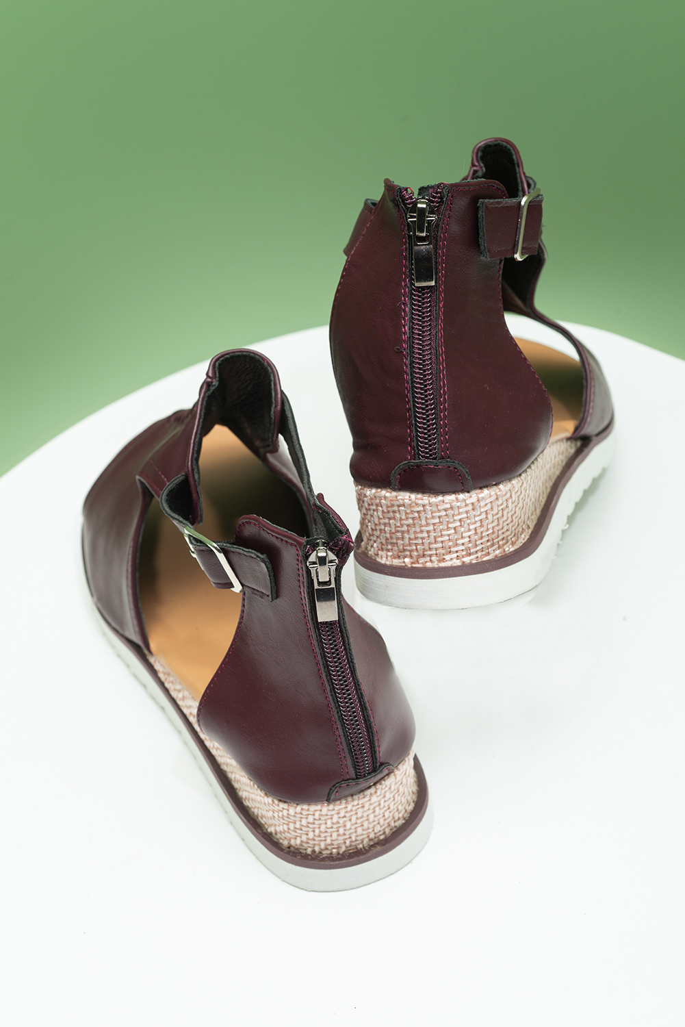 Aetrex Jillian Sport Leopard Print EVA Water Friendly Wedge Sandals