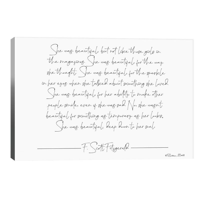 She was Beautiful by Susan Ball Unframed Wall Canvas - iCanvas