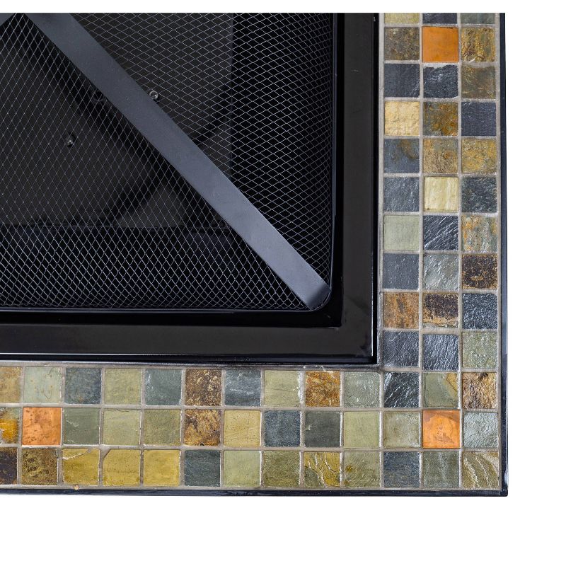 34" Cascade Slate Fire Pit - Pleasant Hearth