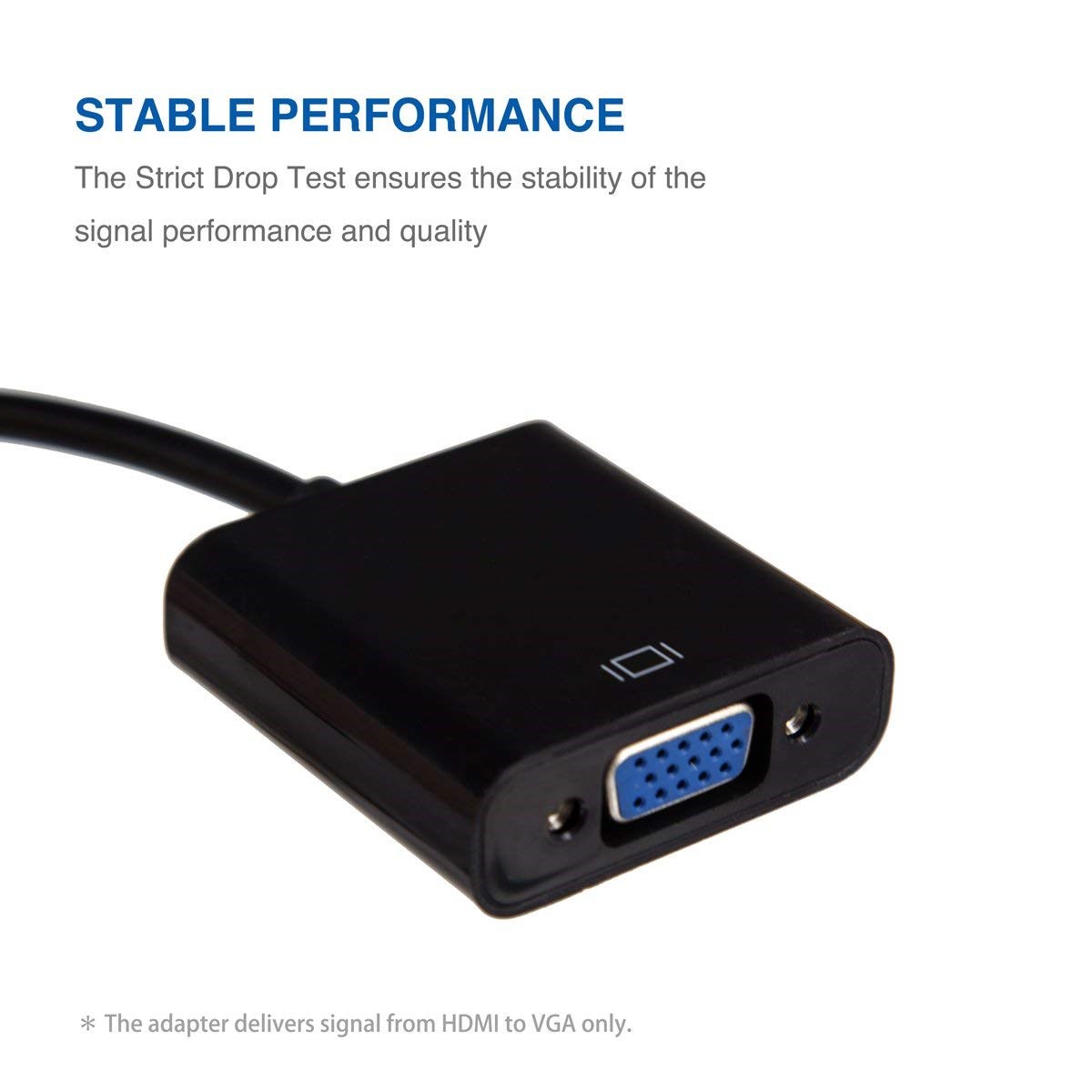 Display Port to VGA Adapter 1080P Converter, YXwin DisplayPort DP to VGA Adapter Male to Female Adapter for DP Enabled Desktops and Laptops