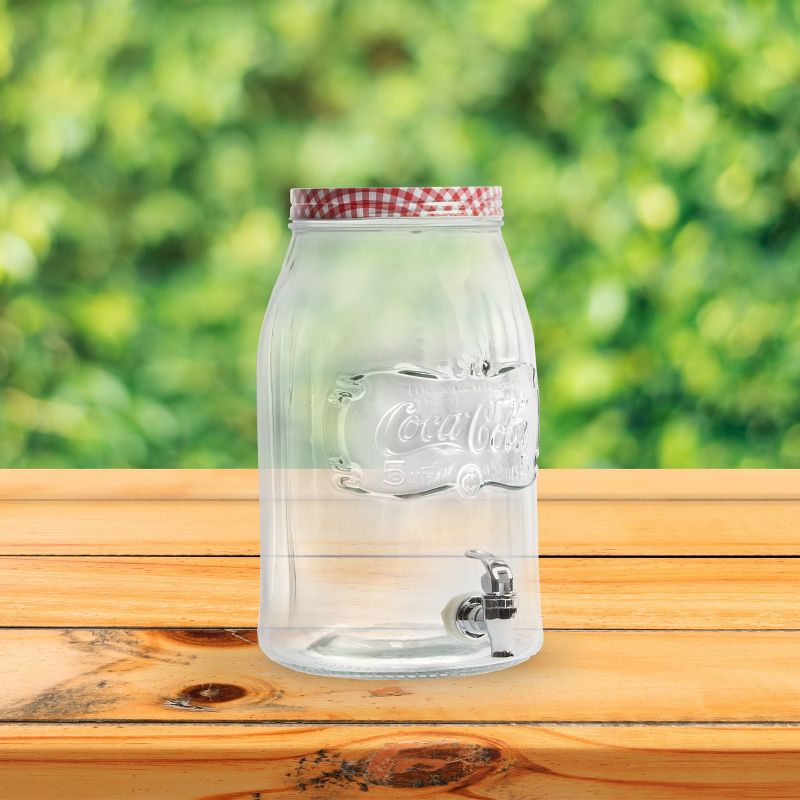 Coca-Cola Country Classic 2 Gallon Mason Beverage Dispenser