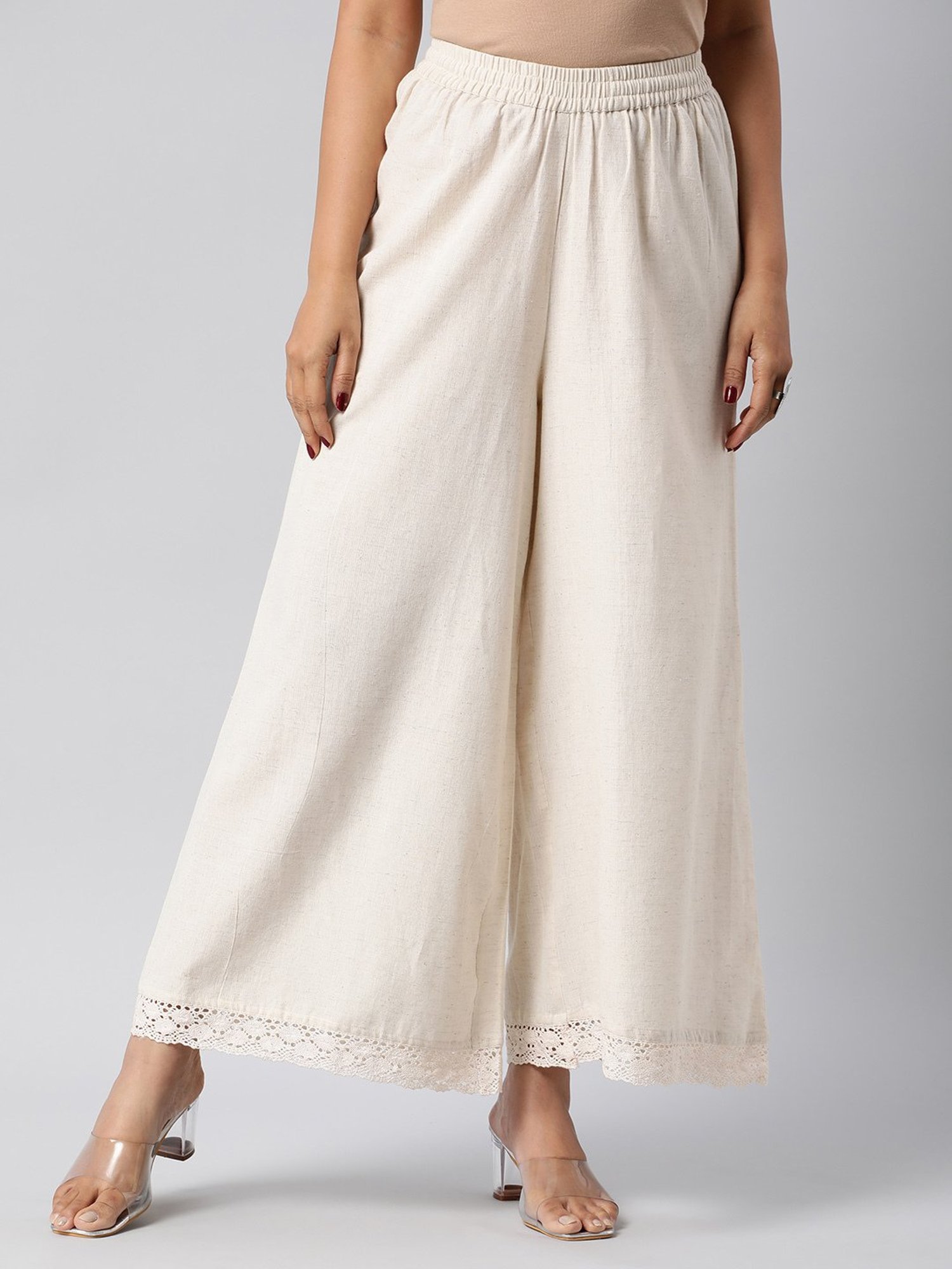 Kami Kubi Off White Palazzos