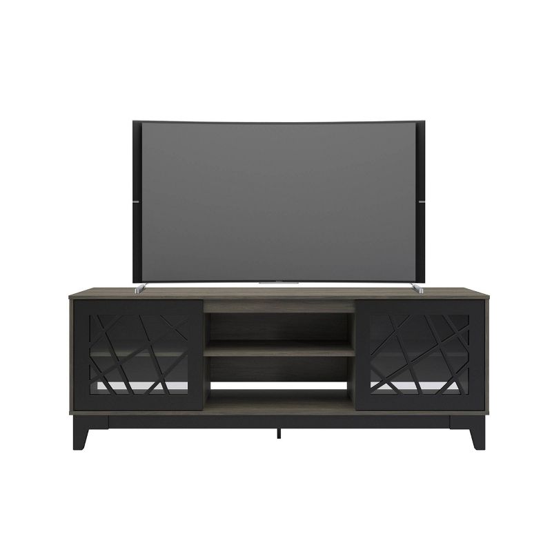 72" Graphik Tv Stand Gray/Black - Nexera