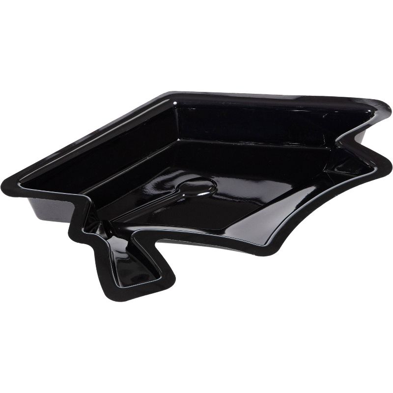 Black Mortarboard Graduation Serving Tray